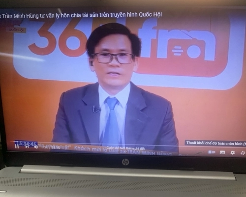 Ls Trần Minh Hùng tư vấn trên báo chia tài sản vợ chồng